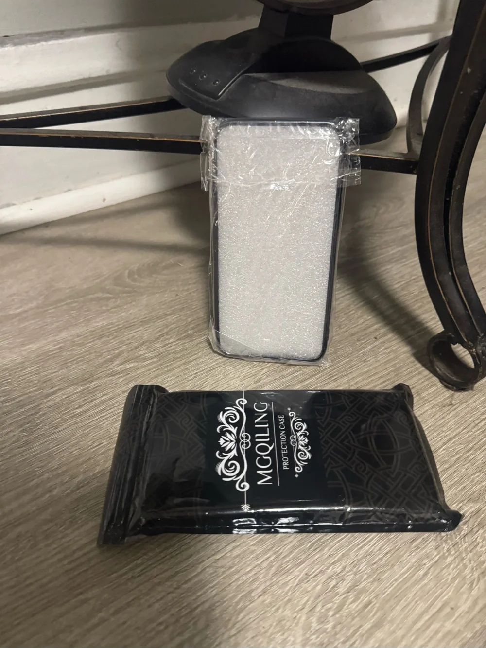 ***2/$15*** Sparkle Black Protective Phone Case with Ring Grip